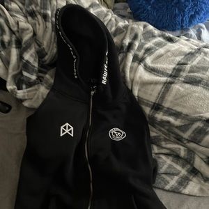Rawgear zip up hoodie large